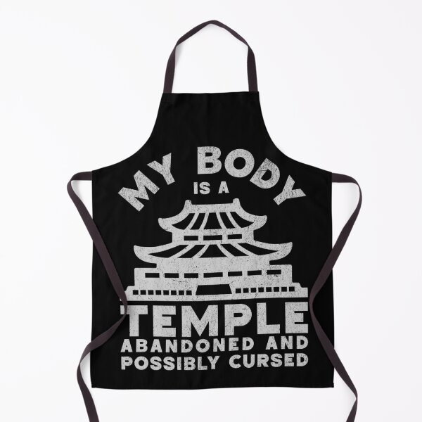 Item preview, My Body is a Temple designed and sold by Studio Bankai.