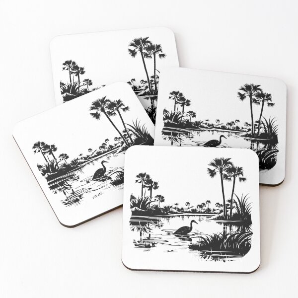 Item preview, Everglades National Park Reserve Wetland Swamp Marsh River River designed and sold by inkoutninja.