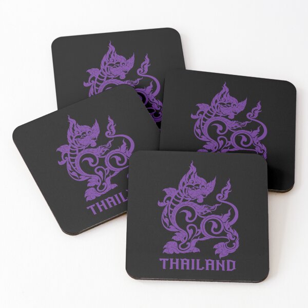 Item preview, Black purple singha lion sak yant thaistyle2 designed and sold by Bspaces.