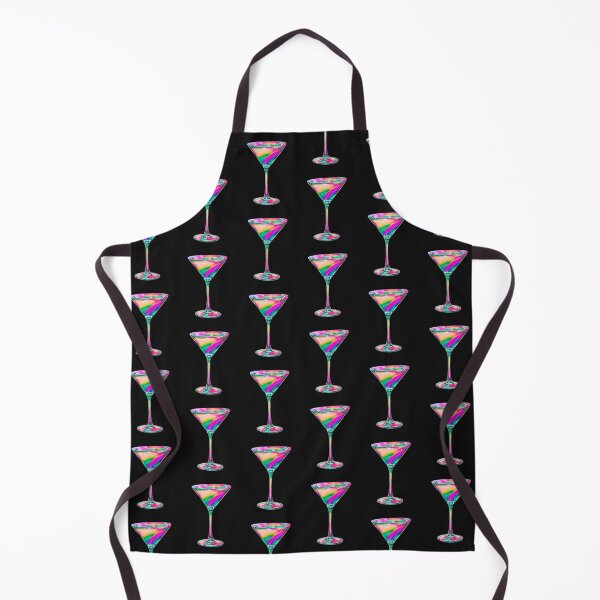 Item preview, psychedelic cocktail glass artwork designed and sold by Shakesipserve.