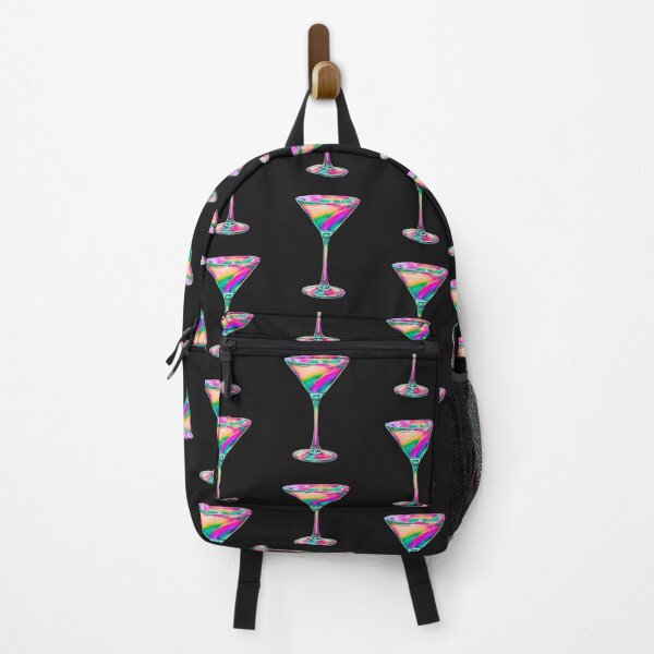 Item preview, psychedelic cocktail glass artwork designed and sold by Shakesipserve.