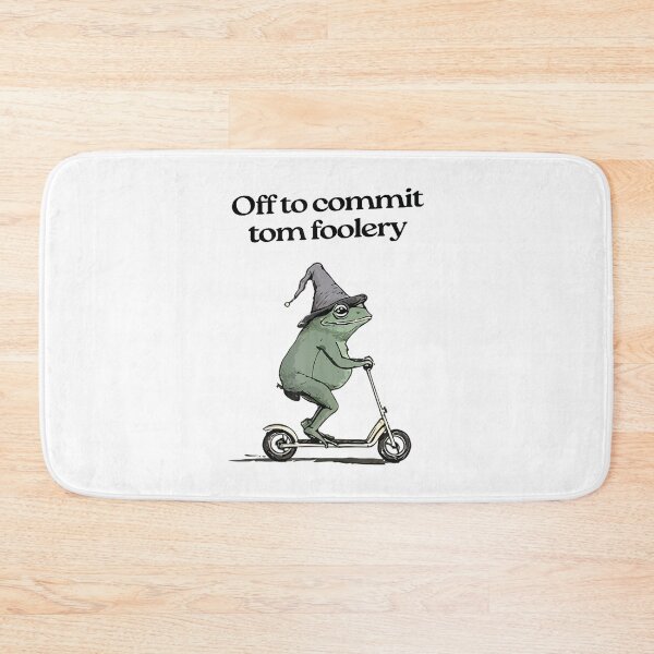 Item preview, Vintage Off To Commit Tom Foolery Funny Frog designed and sold by lidanmasi.