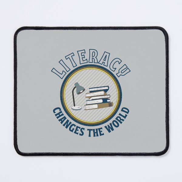 Item preview, Literacy Changes the World: Desk Lamp Art designed and sold by Zakrytos ★★★★★.