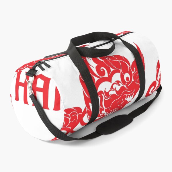 Item preview, Red singha lion sakyan thaistyle Art designed and sold by Bspaces.