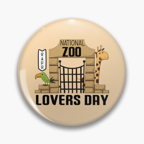 Artikelvorschau, 8. April Nationaler Tag der Zooliebhaber - Verrückte Feiertage entworfen und verkauft von ChemicalXShop.