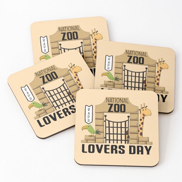 Item preview, 8 April National Zoo Lovers Day - Wacky Holidays designed and sold by ChemicalXShop.