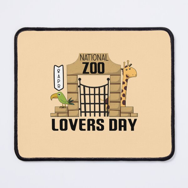 Item preview, 8 April National Zoo Lovers Day - Wacky Holidays designed and sold by ChemicalXShop.