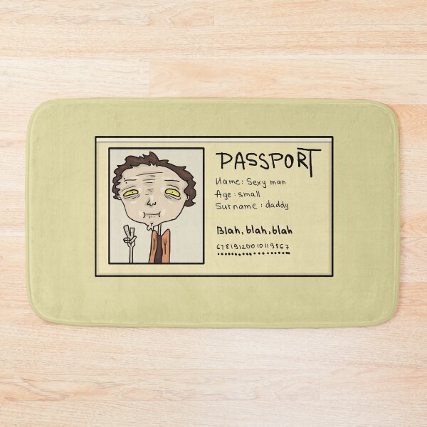 Item preview, Passport card with funny text designed and sold by VladdissH.