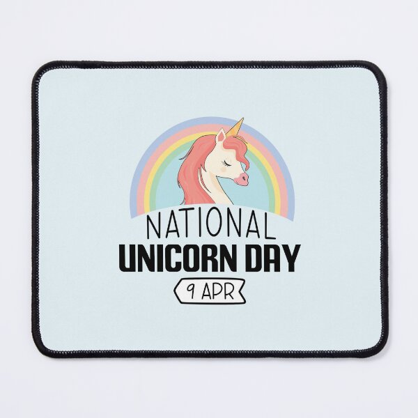 Item preview, 9 April National Unicorn Day - Wacky Holidays designed and sold by ChemicalXShop.