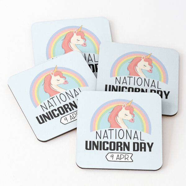 Item preview, 9 April National Unicorn Day - Wacky Holidays designed and sold by ChemicalXShop.