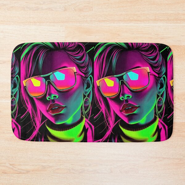Item preview, Enchanted Neon: Cyber Portrait designed and sold by Turko762.