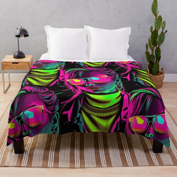 Item preview, Enchanted Neon: Cyber Portrait designed and sold by Turko762.