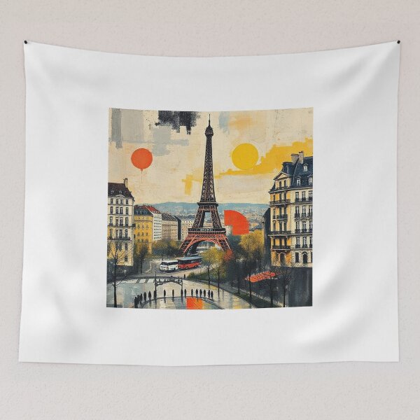 Item preview, Paris abstracted. designed and sold by Terry Collett.
