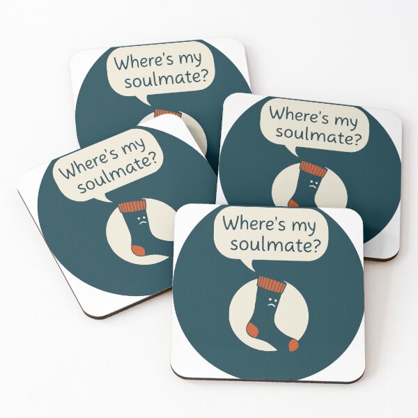 Item preview, Where’s My Soulmate? Funny Lost Sock Design designed and sold by quibrak.