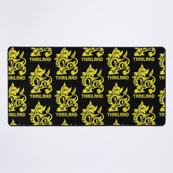 Item preview, yellow singha lion sakyan thaistyle Art designed and sold by Bspaces.