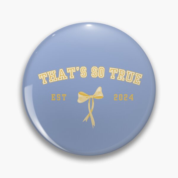 Item preview, Gracie Abrams Thats So True T-Shirt, Varsity Design designed and sold by Bits & Bops Boutique.