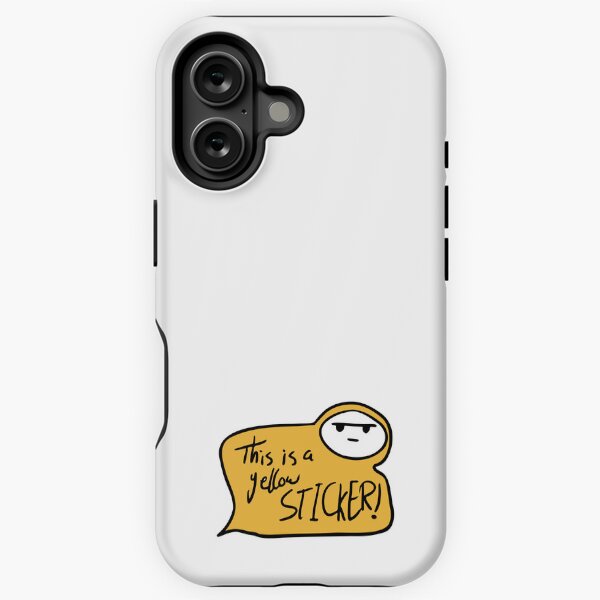 Aperçu de l'œuvre Tête d'autocollant jaune créée et vendue par Cuuutdesigns.