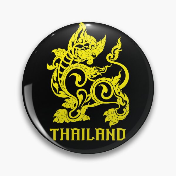 Item preview, Yeallow singha lion sak yant thaistyle2 designed and sold by Bspaces.