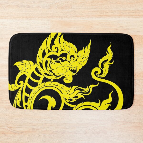 Item preview, Yeallow singha lion sak yant thaistyle2 designed and sold by Bspaces.