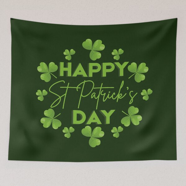 Item preview, Happy St Patrick's Day Shamrock designed and sold by Art-of-Rory.