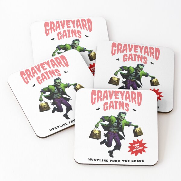 Item preview, ? Hustling from the Grave – Zombie Money Run designed and sold by BecomeAHight.