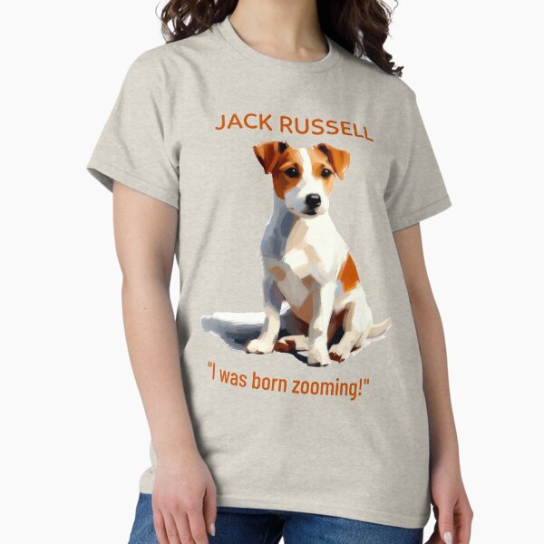 Item preview, Jack Russell: I Was Born Zooming designed and sold by Now's Good Designs.