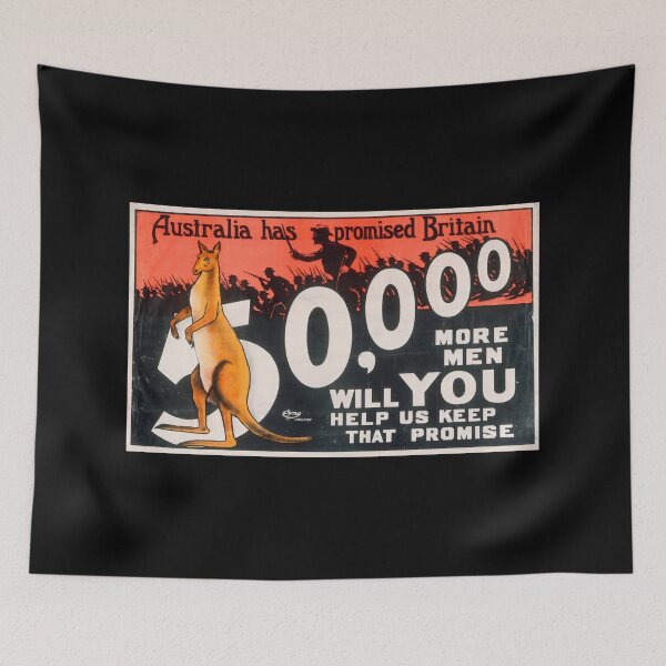 Item preview, Australia Has Promised Britain – 50,000 More Men designed and sold by _mounter_.