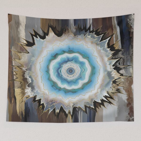 Item preview, Circular abstraction with stripes designed and sold by Sigtrix.