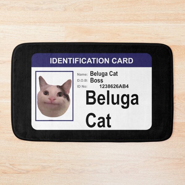 Item preview, Beluga Cat Identification Card designed and sold by Beluga Cat.