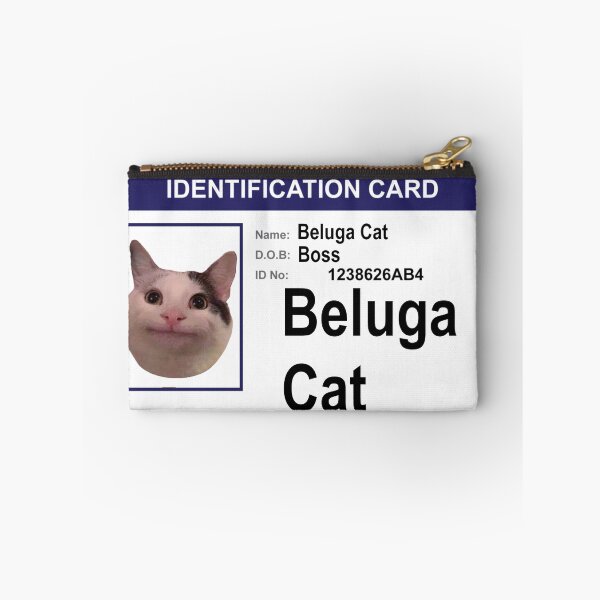 Item preview, Beluga Cat Identification Card designed and sold by Beluga Cat.