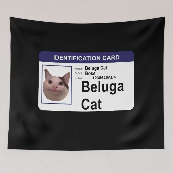 Item preview, Beluga Cat Identification Card designed and sold by Beluga Cat.