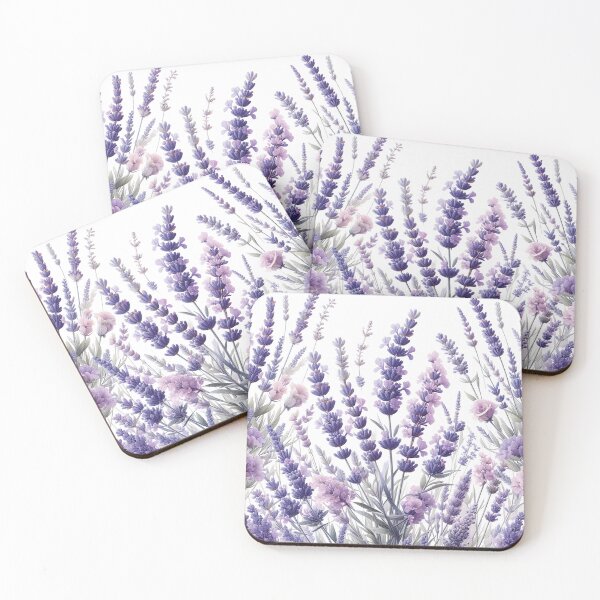 Item preview, Lavenders Floral Illustration D4 designed and sold by HappyHavenStu.