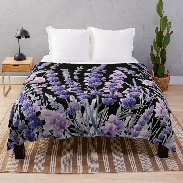 Item preview, Lavenders Floral Illustration D4 designed and sold by HappyHavenStu.