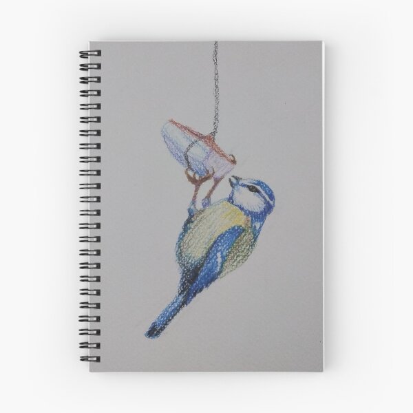 Item preview, Blue tit on a piece of lard designed and sold by nastjam2024.