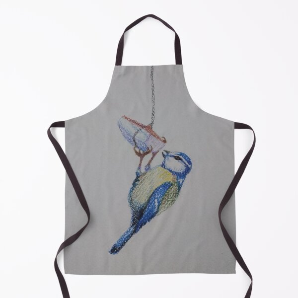 Item preview, Blue tit on a piece of lard designed and sold by nastjam2024.