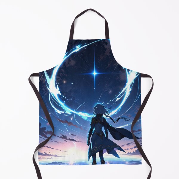 Item preview, Anime girl under nebulous night sky designed and sold by Phanteom.