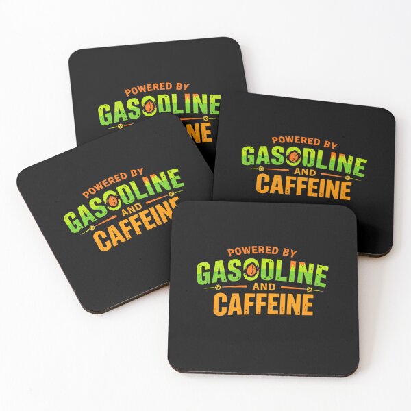 Item preview, Powered by gasoline and caffeine designed and sold by CottonWonders.