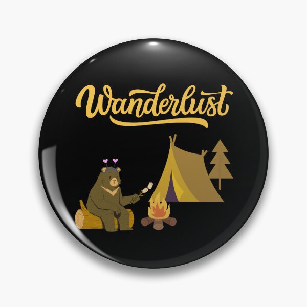 Artikelvorschau, Wanderlust Camping Bär - Gemütliches Abenteuer-T-Shirt entworfen und verkauft von TheBeeKindSpace.