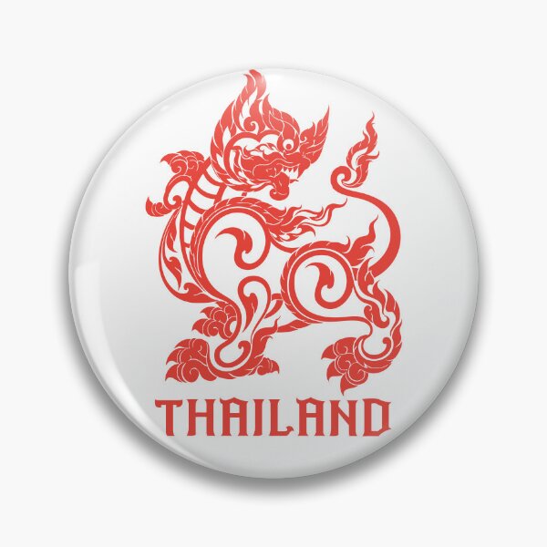 Item preview, Organge  singha lion sak yant thaistyle2 designed and sold by Bspaces.