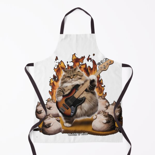 Item preview, Chonk n' Roll Rockstar Cat #2 designed and sold by ChonkingHazard.