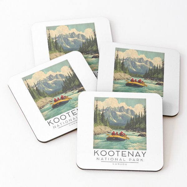 Item preview, A Vintage Illustration of Kootenay National Park - Canada  designed and sold by GoodOldVintage.