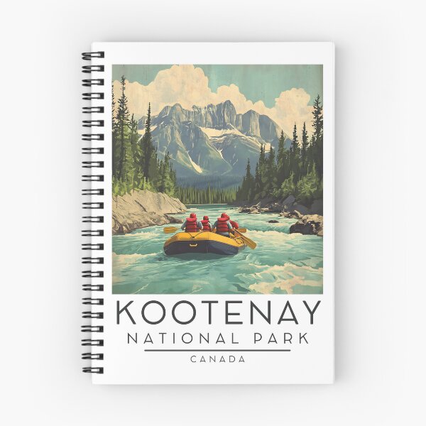 Item preview, A Vintage Illustration of Kootenay National Park - Canada  designed and sold by GoodOldVintage.