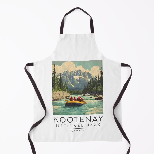 Item preview, A Vintage Illustration of Kootenay National Park - Canada  designed and sold by GoodOldVintage.