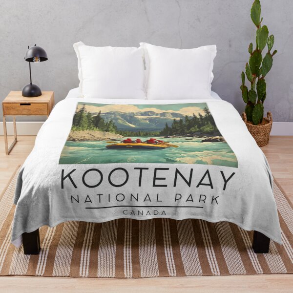 Item preview, A Vintage Illustration of Kootenay National Park - Canada  designed and sold by GoodOldVintage.