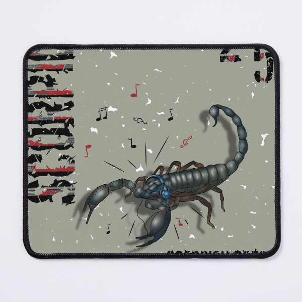 Item preview, Scorpio listens to music with headphones. designed and sold by Kalamkas.