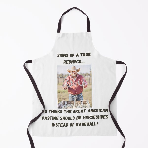 Item preview, Signs of a True Redneck: Horseshoes! Black Text designed and sold by LaughGraphics - Fun Graphics, Serious Laughs!.
