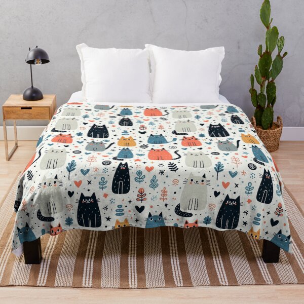 Item preview, A playful design featuring various adorable cat patterns designed and sold by Vanich-Panich.
