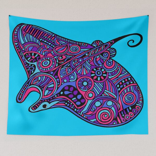 Item preview, Intricate manta ray designed and sold by SpectrumShine.