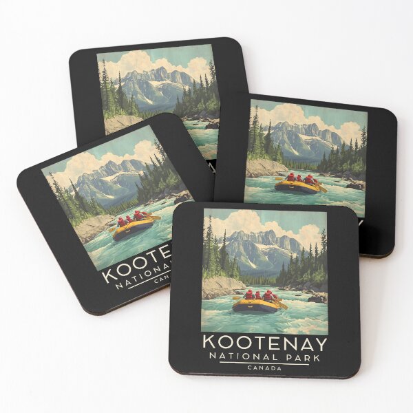 Item preview, A Vintage Illustration of Kootenay National Park - Canada  designed and sold by GoodOldVintage.