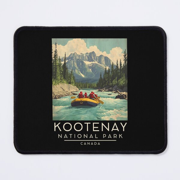 Item preview, A Vintage Illustration of Kootenay National Park - Canada designed and sold by GoodOldVintage.